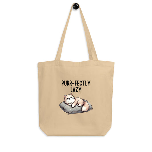 Purr-fectly Lazy Eco Tote Bag