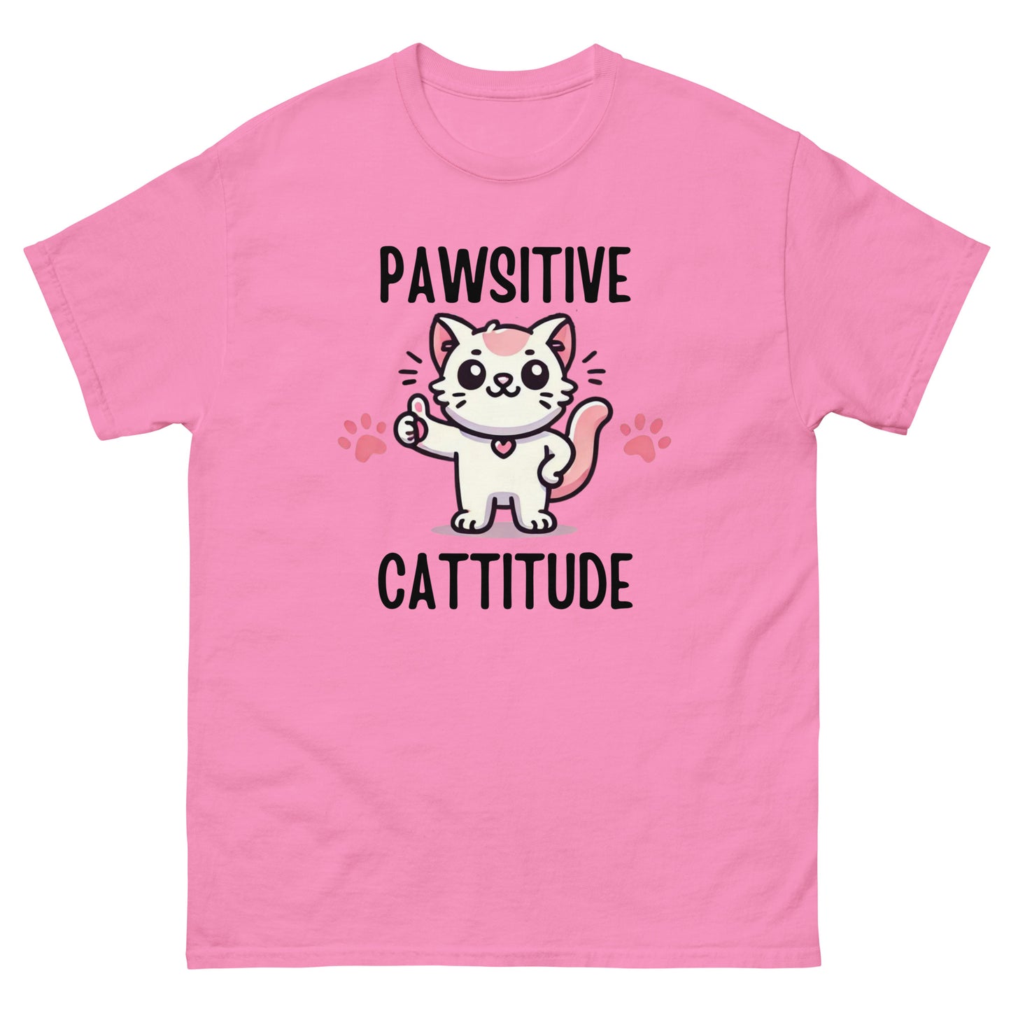 Pawsitive Cattitude Unisex Classic Tee