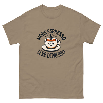 More Expresso Less Depresso Unisex Classic Tee