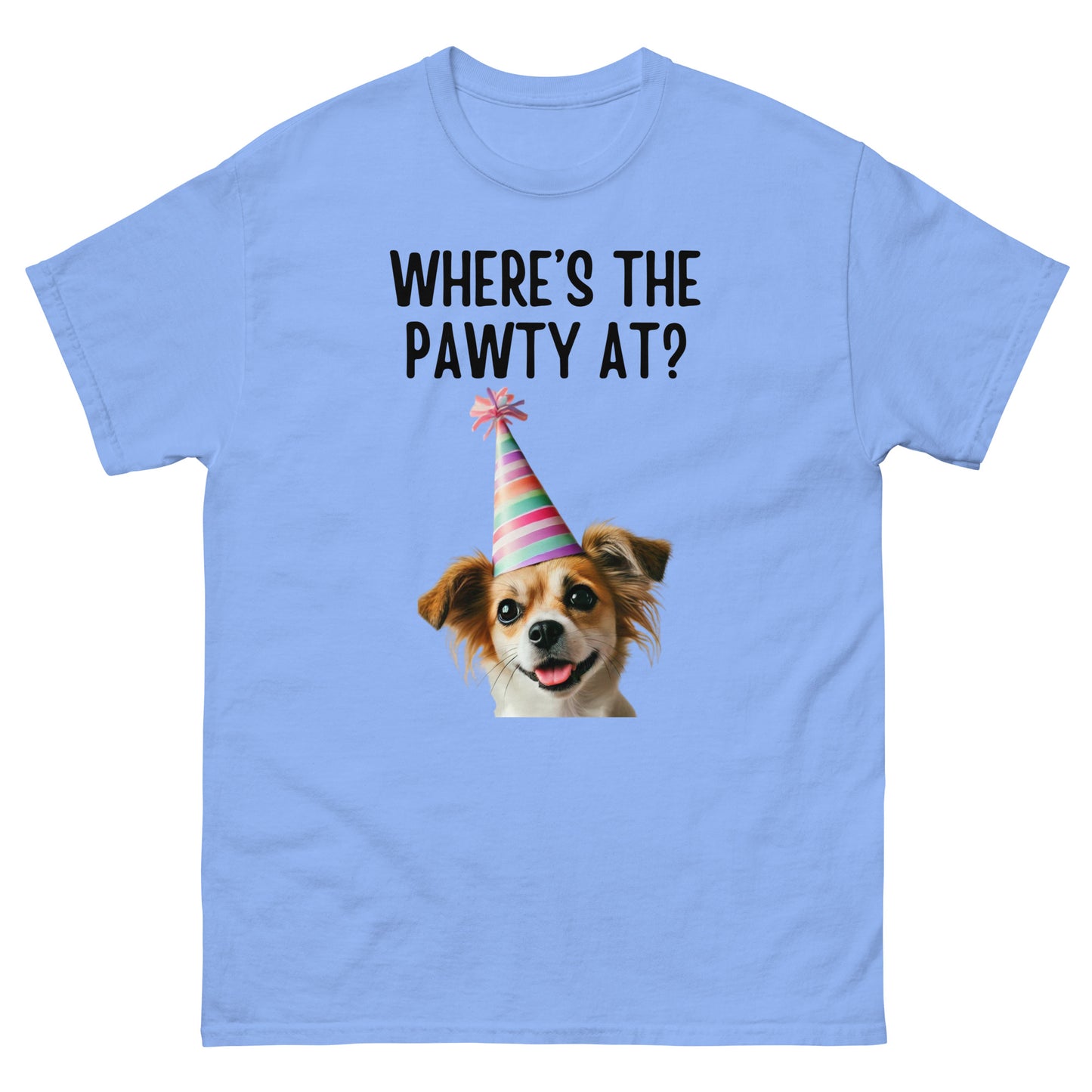 Where's the Pawty At? Unisex Classic Tee