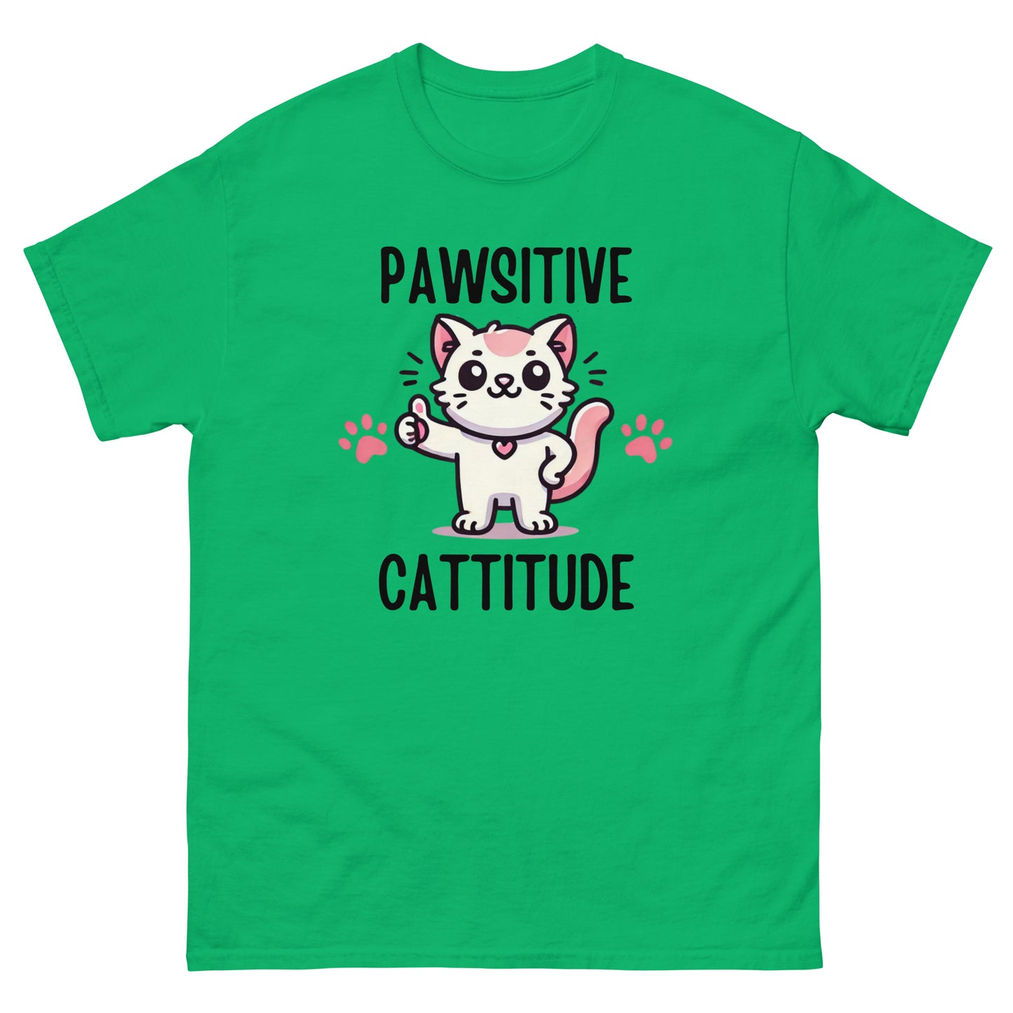 Pawsitive Cattitude Unisex Classic Tee