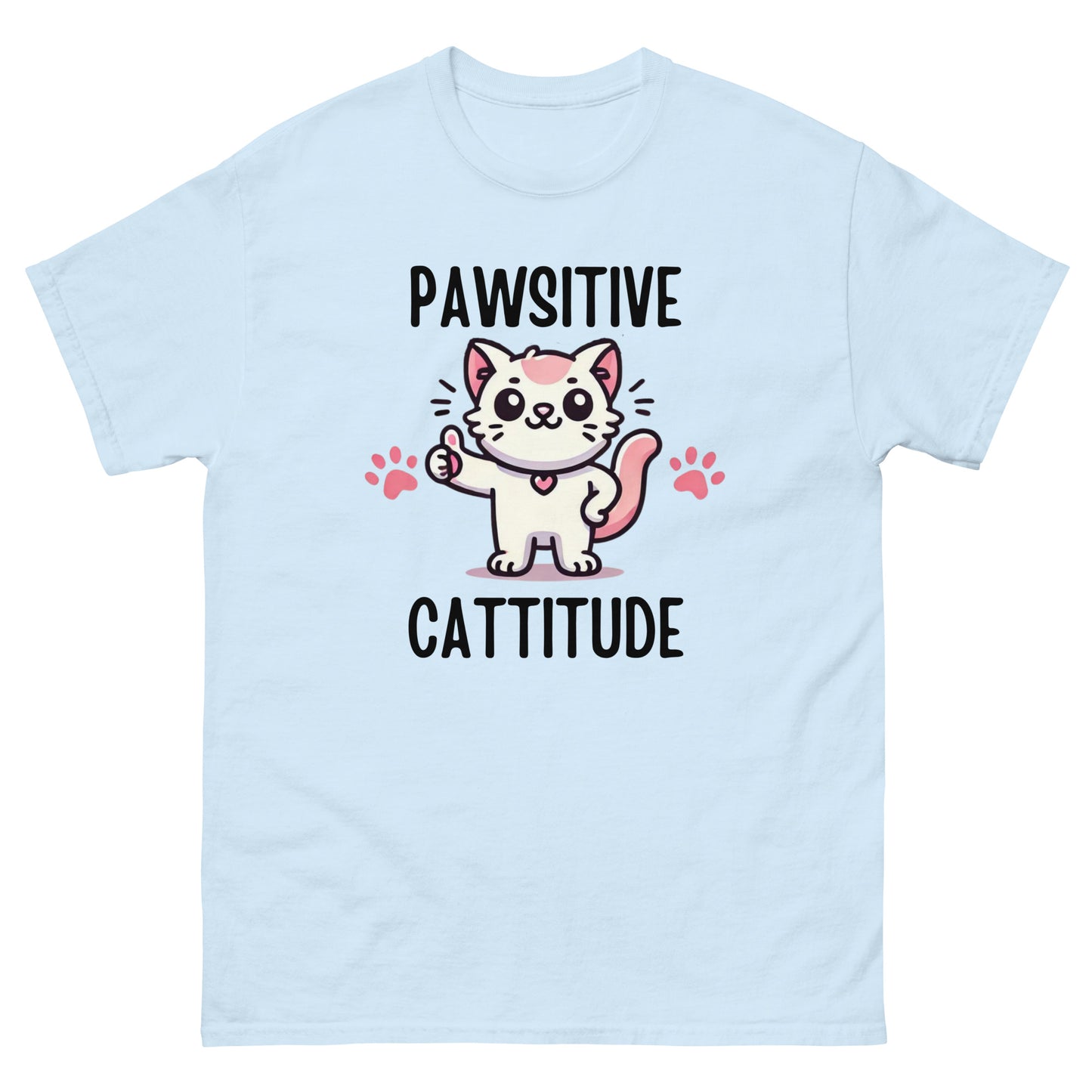 Pawsitive Cattitude Unisex Classic Tee