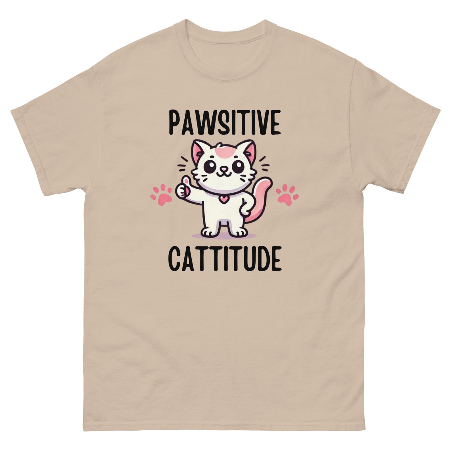 Pawsitive Cattitude Unisex Classic Tee