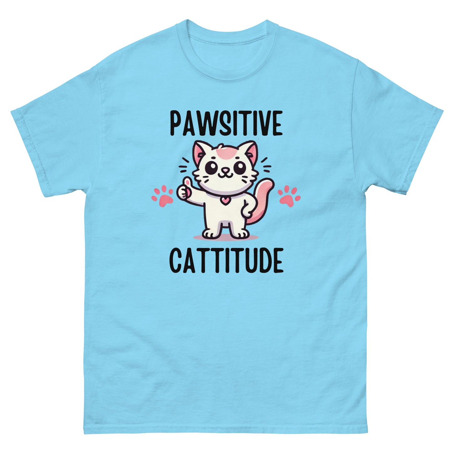 Pawsitive Cattitude Unisex Classic Tee