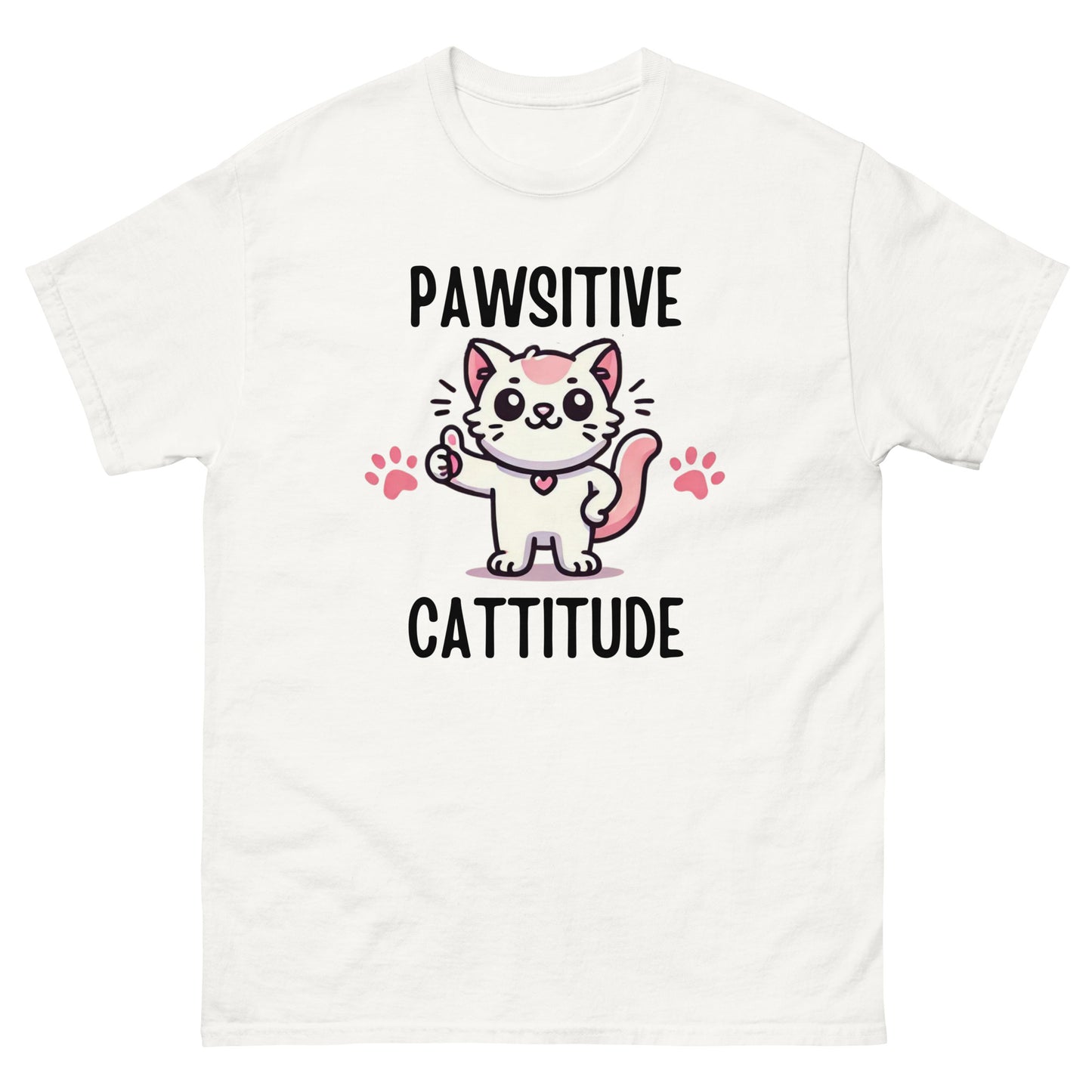 Pawsitive Cattitude Unisex Classic Tee