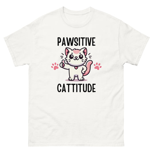 Pawsitive Cattitude Unisex Classic Tee